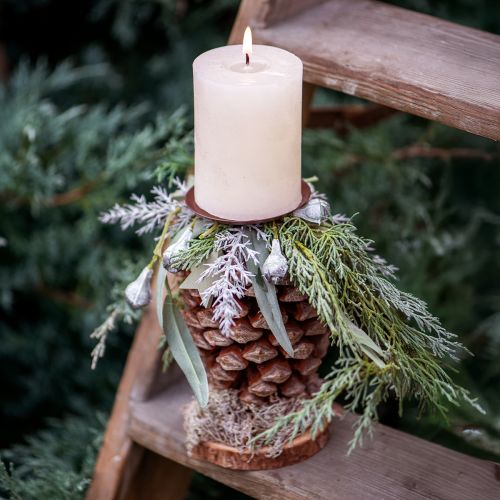 tételeket Gyertyatartó barna Ø6cm 4 db