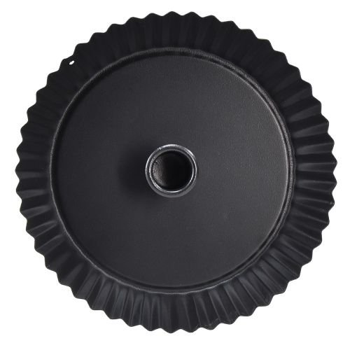 tételeket Fém gyertyatartó torta formájában, fekete, Ø18cm, 2 darab