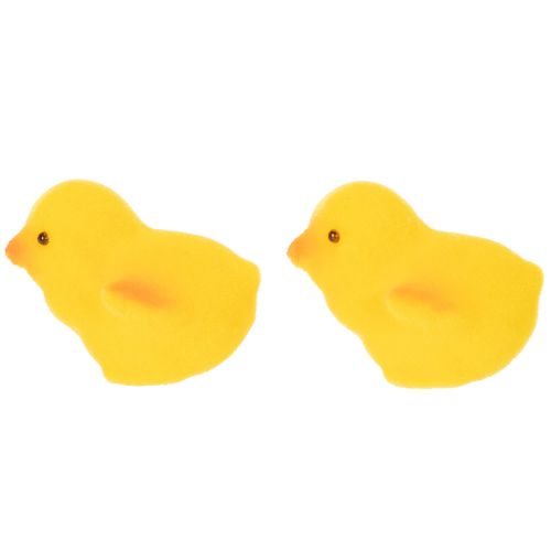 tételeket Kis húsvéti csibék, sárga és narancssárga színűre fűzve, 4,5 cm magasak, 18 darab