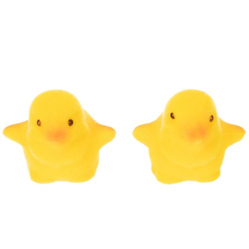 tételeket Kis húsvéti csibék, sárga és narancssárga színűre fűzve, 4,5 cm magasak, 18 darab