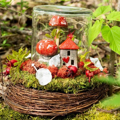 Koszorú szőlő Ø45cm barna natúr koszorú díszítéshez