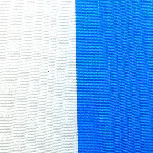 Floristik24 Koszorúszalagok Moiré kék-fehér 150 mm