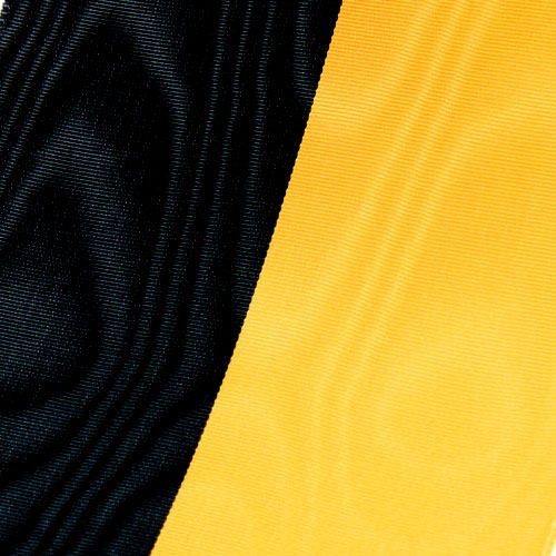 tételeket Koszorú szalagok moaré sárga-fekete