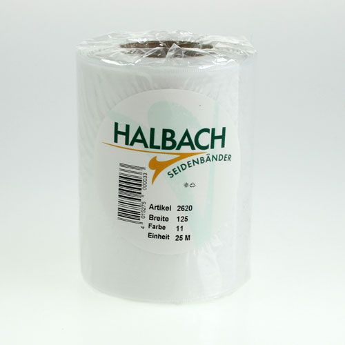 tételeket Fehér koszorú szalag 125 mm 25 m díszszalag temetési szertartás sírdíszítéshez