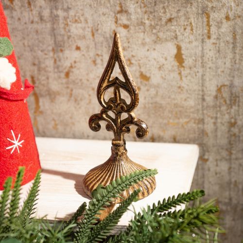 Koszorútartó rozsda vintage tartó álló öntöttvashoz H29cm