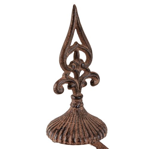 Floristik24 Koszorútartó rozsda vintage tartó álló öntöttvashoz H29cm