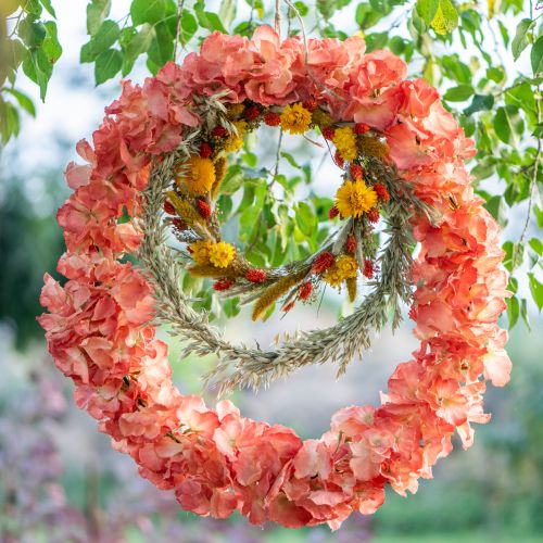 tételeket Mesterséges hortenzia Óriás dekoratív viráglazac Ø23cm L84cm