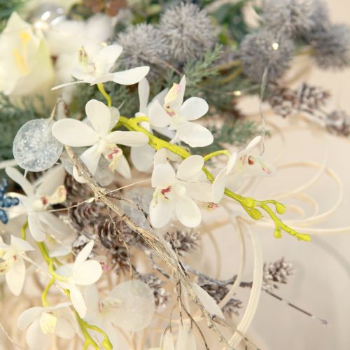 tételeket Műorchideák Fehér Virág Ø3,5–5cm H38cm 2db