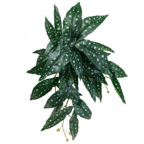 tételeket Mesterséges begónia műnövény zöld, sötétzöld 42×28cm