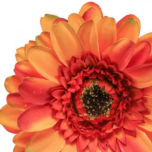 tételeket Mesterséges gerbera virág, művirág narancs Ø11cm 50cm