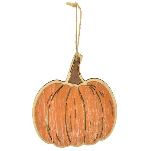 tételeket Sütőtök dekoráció függesztett fa dekorációhoz őszi 14,5x13cm 8 db