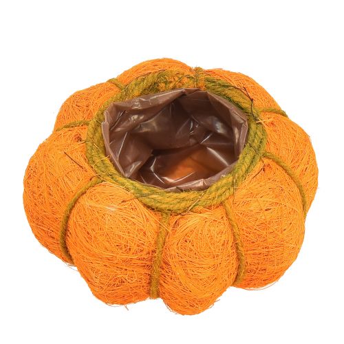 tételeket Tök kaspó narancssárga/sárga-zöld szizálból Ø15cm M9cm