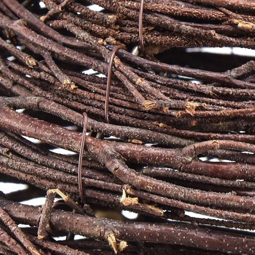 tételeket Natúr barna szőlőből készült labda díszítéshez Ø14cm H14cm