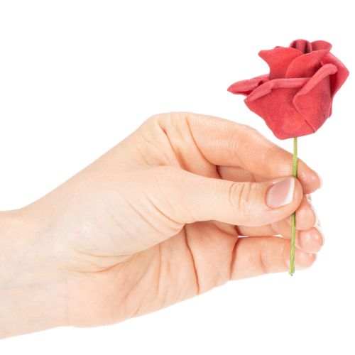 Műrózsa szárral, 5 cm, 100 darab | Floristik24.hu