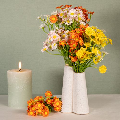 tételeket Művirág csokor kamilla hangulatos szezonális dekorációhoz, 27 cm, 3 darab