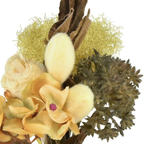 tételeket Művirág csokor rózsa hortenzia száraz megjelenés vintage dekoráció 38cm