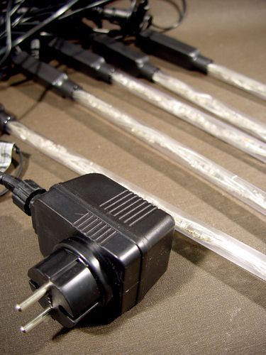 Floristik24 LED hópehely fénylánc karácsonyi fehér 5m