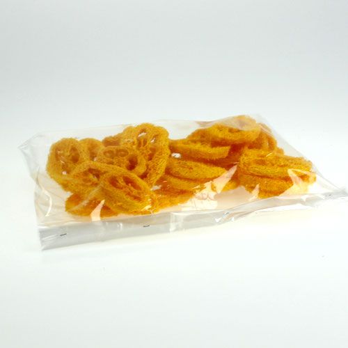 Floristik24 Luffa korongok sárga 25 db