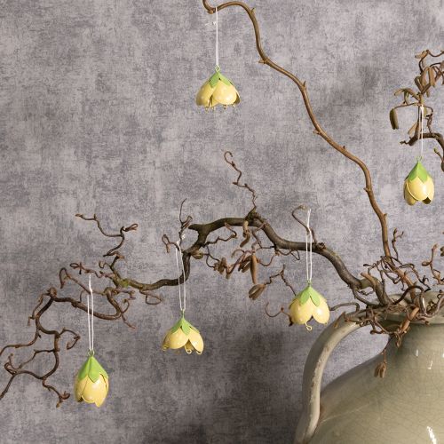 tételeket Fém függővirág romantikus beltéri és kültéri dekorációhoz, 6 cm, 6 darab