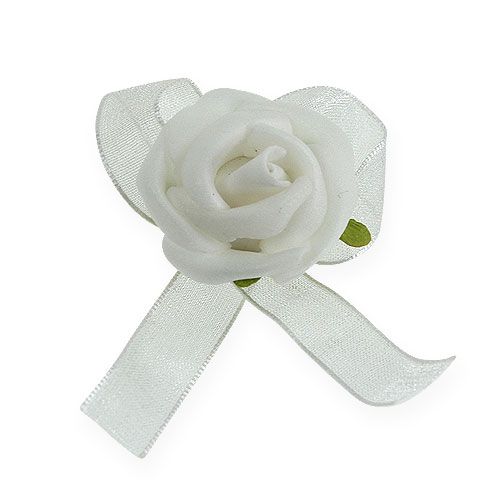 Floristik24 Mini hab rózsák fehér 12db