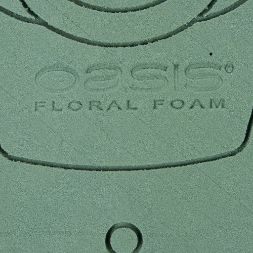 tételeket Virágmintás habszivacs mackó figura állvánnyal, 48,5cm x 42cm, M5cm, 1 darab