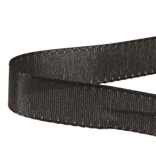 tételeket Dekoratív szalag ajándék szalag fekete szalag szegély 15mm 3m 10 db