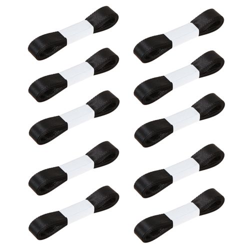 tételeket Dekoratív szalag ajándék szalag fekete szalag szegély 15mm 3m 10 db