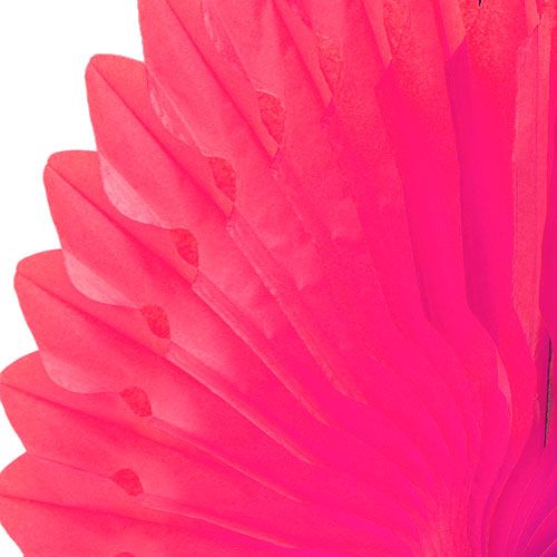 tételeket Parti dekoráció méhsejt papír virág rózsaszín Ø40cm 4db