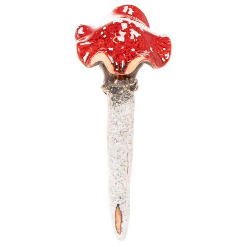 Gombadugóval díszített figura, lány és fiú, légyölő galóca arccal, 13cm, 2db | Floristik24.hu