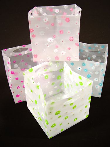 Floristik24 Műanyag zacskó 12x12cm 12db. rendezve