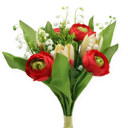 Floristik24 Ranunculus csokor, tulipán csokor, piros