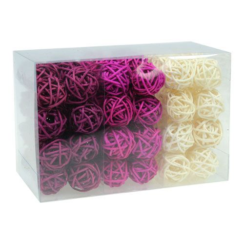 Floristik24 Lataball szortiment 3cm Erika 72 db