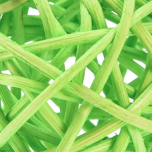 tételeket Rattan golyók asztali dekoráció rattan zöld sárga narancssárga válogatott Ø5cm 24 db