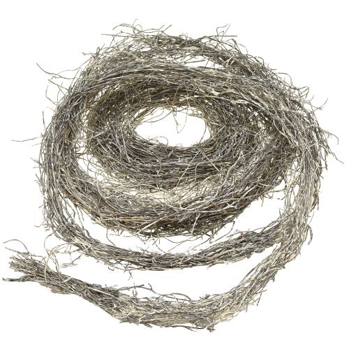 Floristik24 Szőlőfüzér fehérre meszelt díszfüzér 460cm 4 db