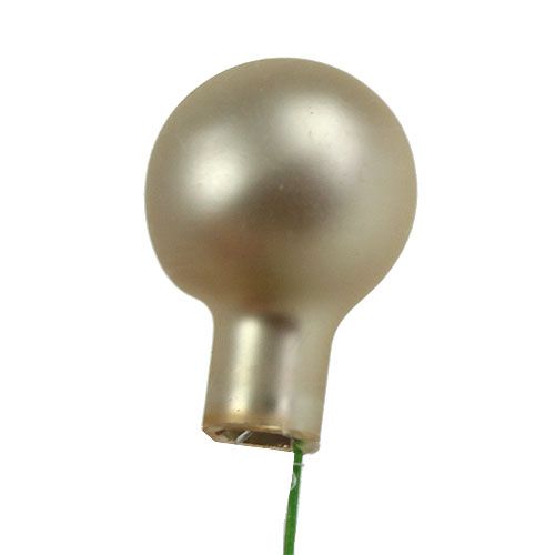 tételeket Tükörbogyó bézs mix 25mm 140db