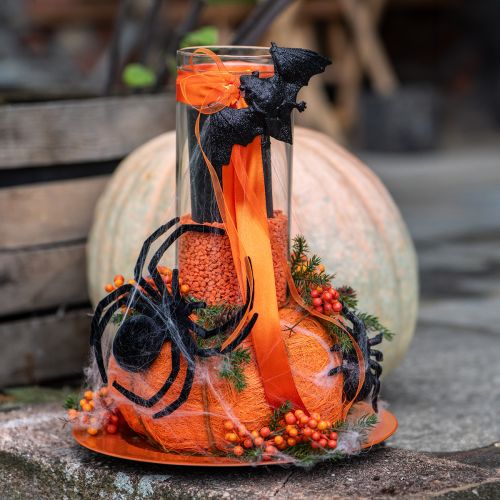 tételeket Pók, denevér figurák fekete 10cm, 14cm 3 darab