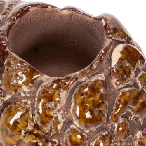 Pinecone mintás kúpos gyertyatartók, 8 cm, 3 darab | Floristik24.hu