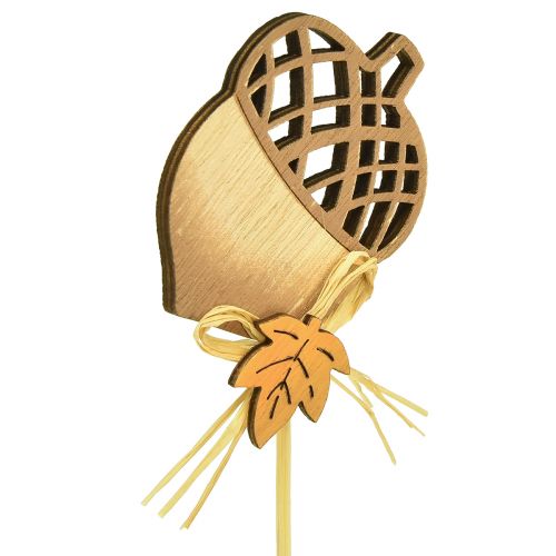 tételeket Virágdugó fa makk dekoráció őszi 7x10cm 12 db