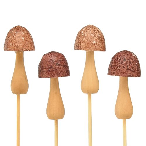 tételeket Virágdugó gomba díszdugó fabarna Ø2,5cm 8 db