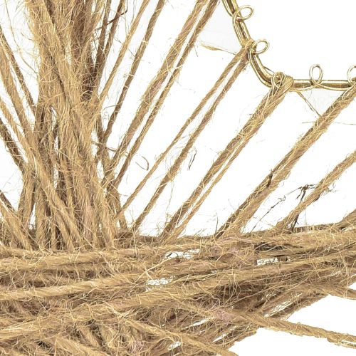 tételeket Star Jute Natural Rusztikus Mikulásvirág 30cm 4db