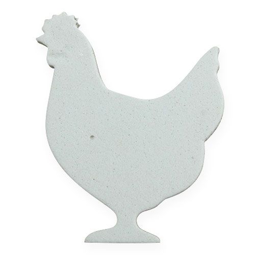 tételeket Szórható dekoráció húsvéti csirke, nyúl fehér 4cm 96db