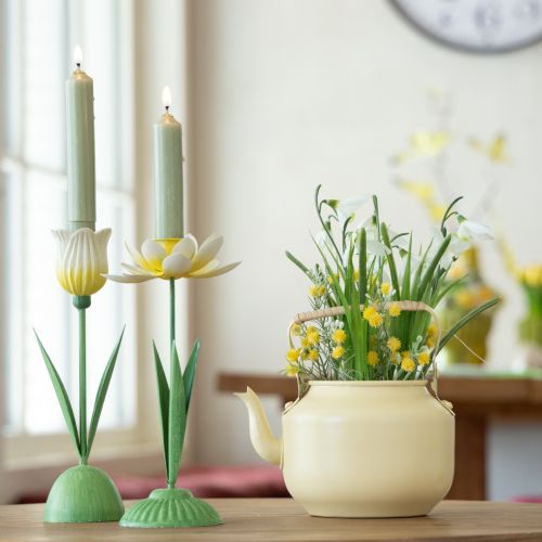 tételeket Stílusos dekorációhoz illő teáskanna egyedi bájjal, hagyományos megjelenéssel, 17 cm