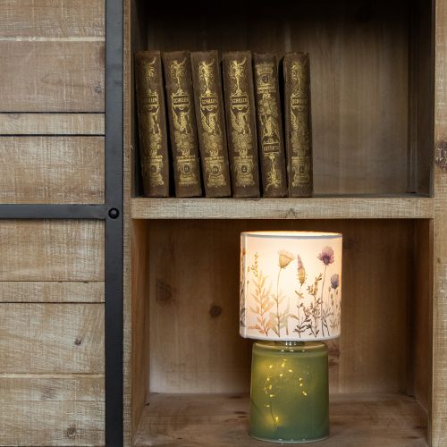 tételeket LED asztali lámpa virágmintával a nappali stílusos világításához, 23 cm