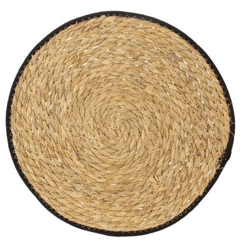 Floristik24 Asztali alátét, gyékényből készült alátét, kerek, Ø35cm, 4 darab