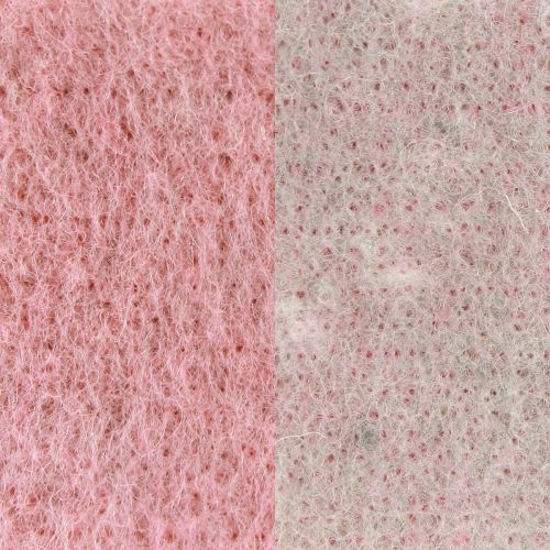 tételeket Kaspó szalag díszszalag gyapjúfilc ószürke rózsaszín 7.5cm 5m