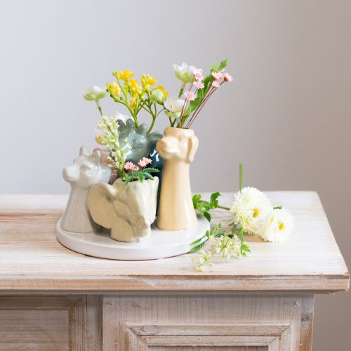 tételeket Váza díszes állatfigurák, tökéletes játékos szobadíszítéshez, 13 cm