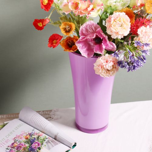Váza &quot;Fizzy&quot; Ø20cm H35cm Lila 1 db