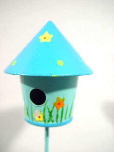 Floristik24 Madárház rúdon 4cm 10db