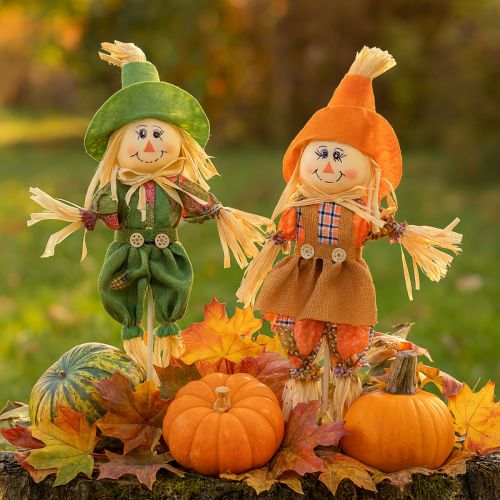 tételeket Madárijesztő pálcás virágdugók nagyok, H44/82cm, 4 db