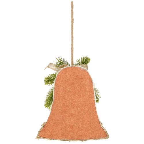 tételeket Rusztikus karácsonyi harangok faldekoráció, juta fenyőágak, fenyőtobozok
